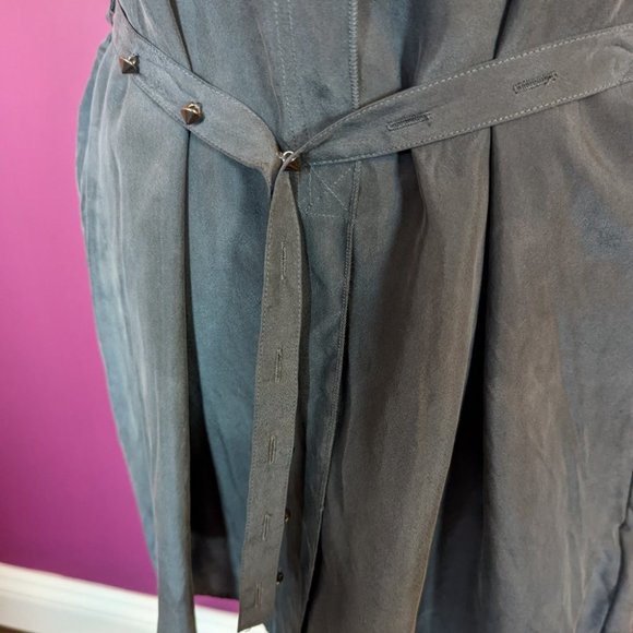 DIESEL Silk Tunic size Medium in Steel Grey - Picture 8 of 11